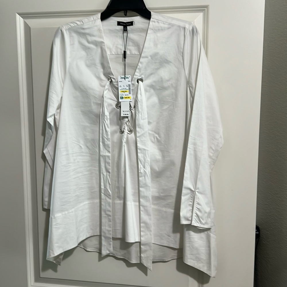 Steinmart Athena Marie White Top